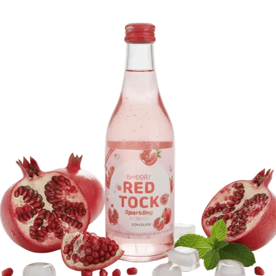 Soju Good Day Red Tock Sparkling Sabor Granada 375ml