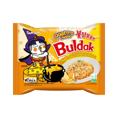 Samyang Buldak Cuatro Quesos Ramen Cremoso Coreano