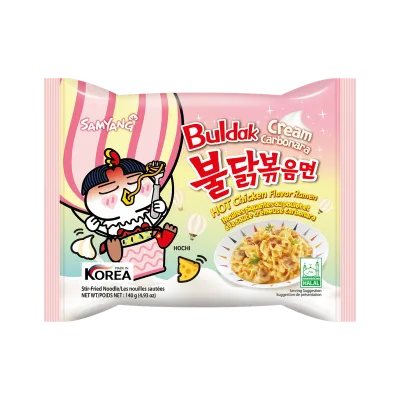 Buldak Cream Carbonara Ramen Cremoso Coreano