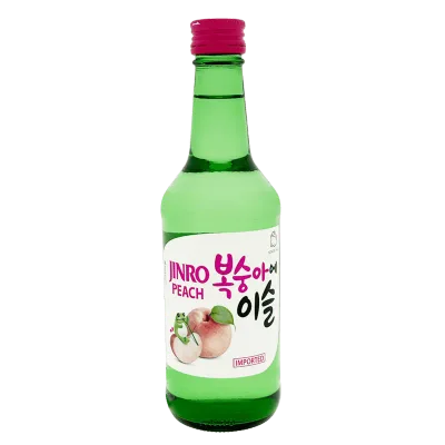 Jinro Soju Durazno Afrutado Coreano